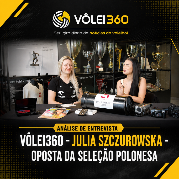 Análise de Entrevista Vôlei360 - JULIA SZCZUROWSKA - oposta da seleção polonesa