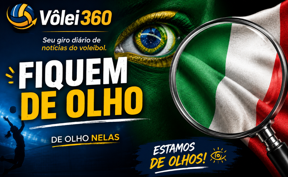 OLHOS ABERTOS - Itália encerra primeira semana da VNL com saldo positivo apesar da derrota para o Brasil.