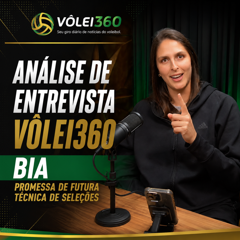 Análise de Entrevista Vôlei360 - Bia - Promessa de Futura Técnica de Seleções